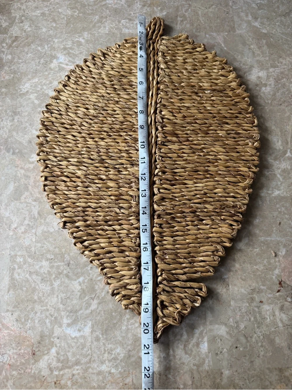 Braided Seagrass Trivet / Hot Pad - Natural